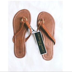 Charles Albert Braided Thong Flip Flop Sandal
